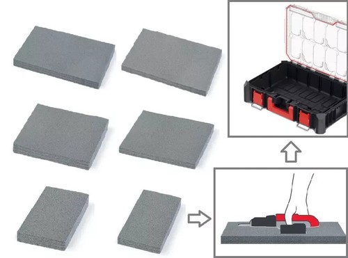 Customisable tool box - box, foam